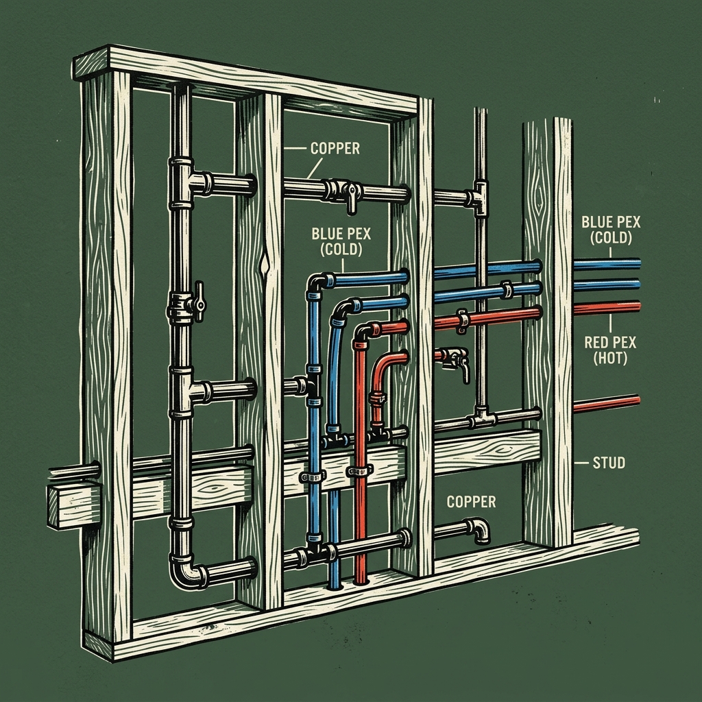 PEX vs Copper Pipe for New Construction: Which One Should You Choose?